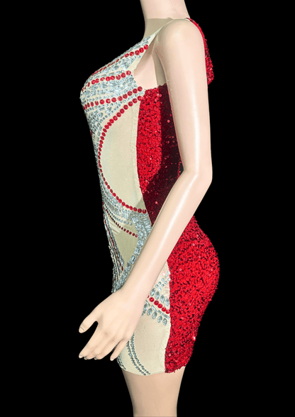 Glamstone | Mini Dress: Mistletoe Magic