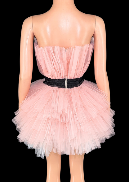 Glamstone | Mini Dress: Powder Pink