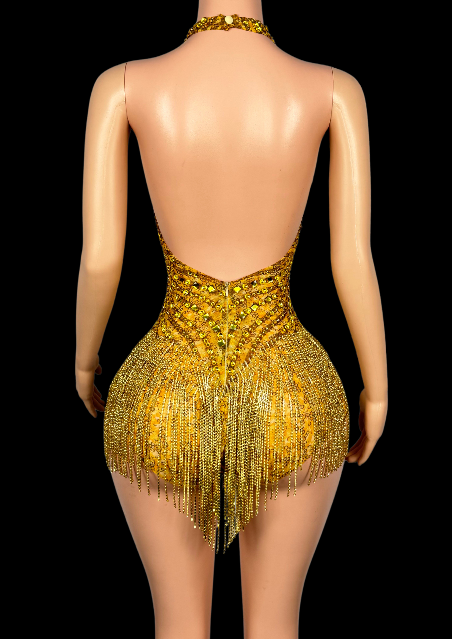 Party Romper: Golden Hour