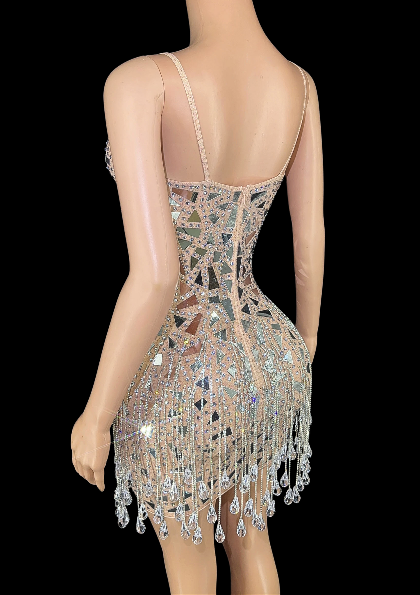 Mini Dress: Diamond Mosaic