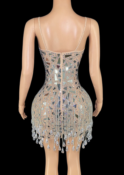 Mini Dress: Diamond Mosaic