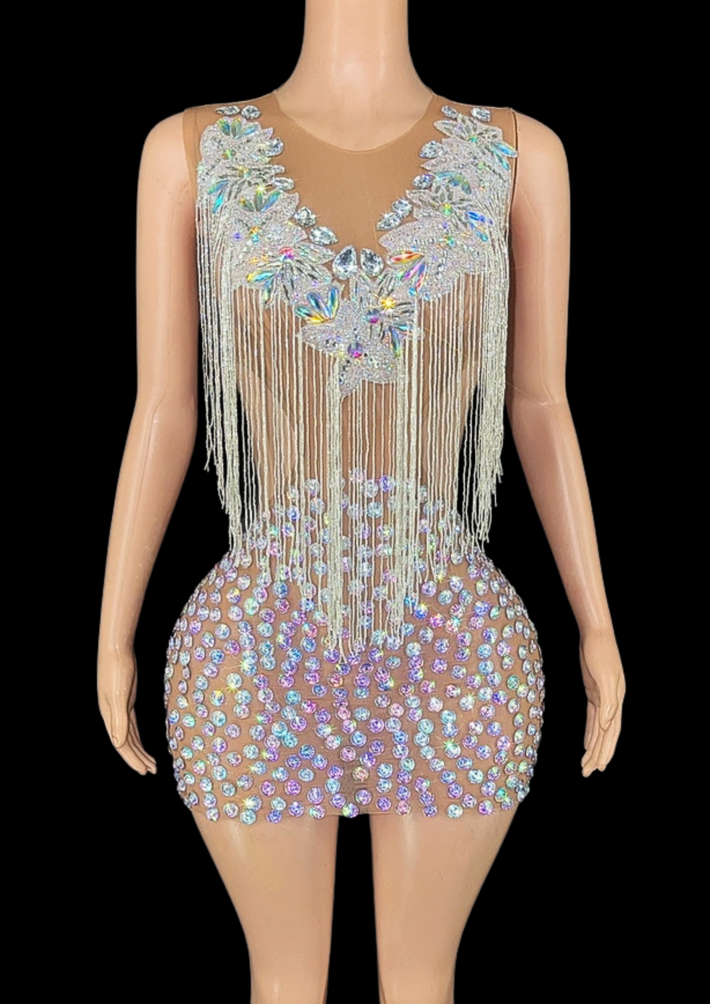 Mini Dress: Iridescent Spark