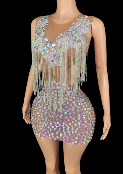 Mini Dress: Iridescent Spark