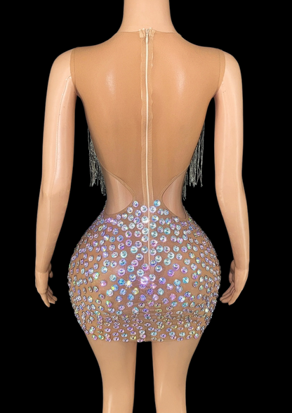 Mini Dress: Iridescent Spark