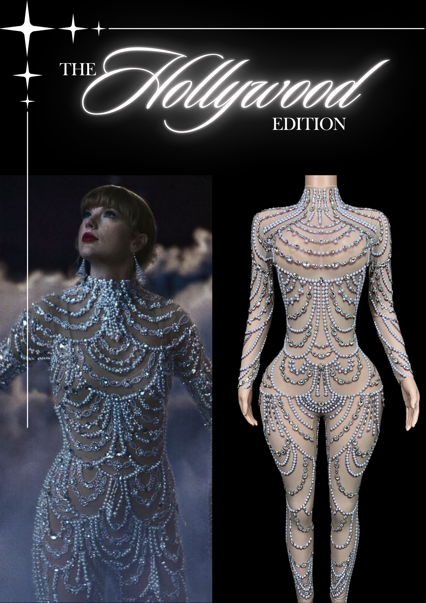 Party Jumpsuit: Fresh Snow - Inspired by Taylor Swift