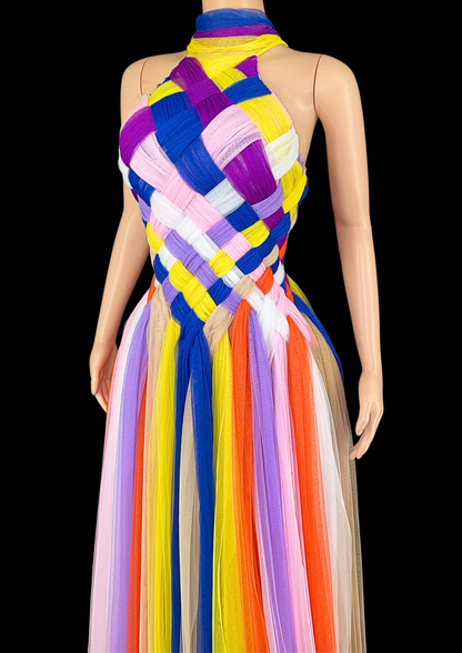 Maxi Dress: Color Symphony