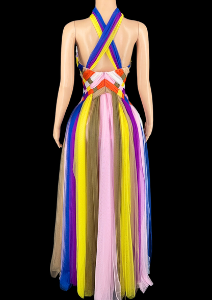 Maxi Dress: Color Symphony