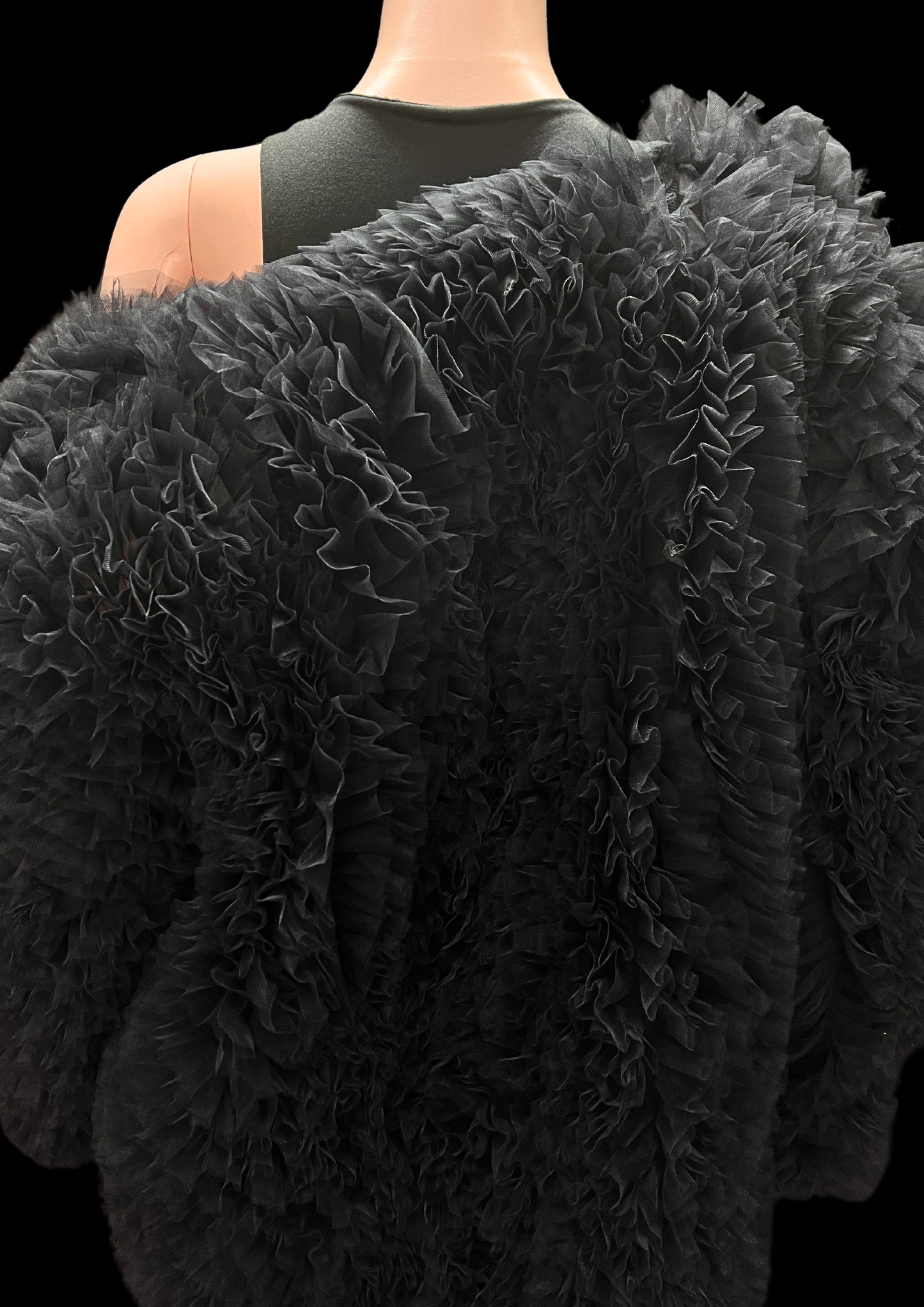 Coat: Midnight Ruffle