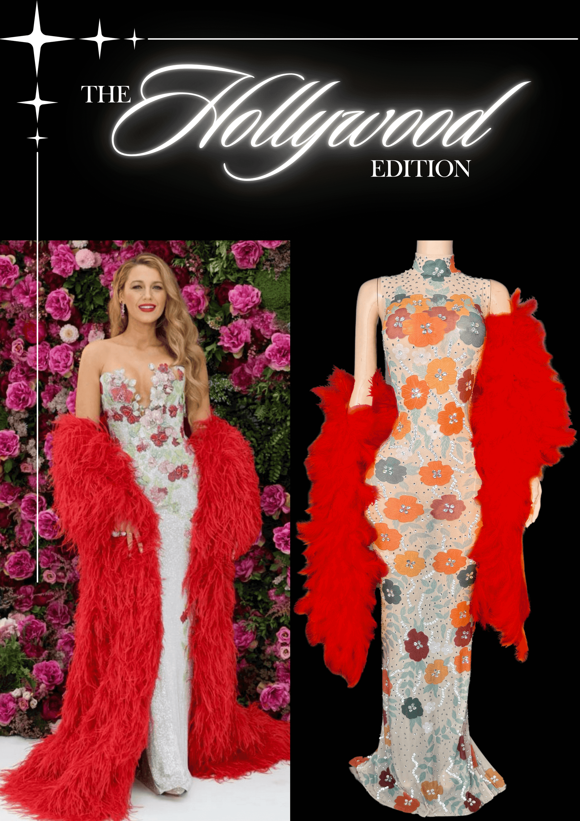 Glamstone | Maxi Dress: Floral Fantasy - Inspired by Blake Lively