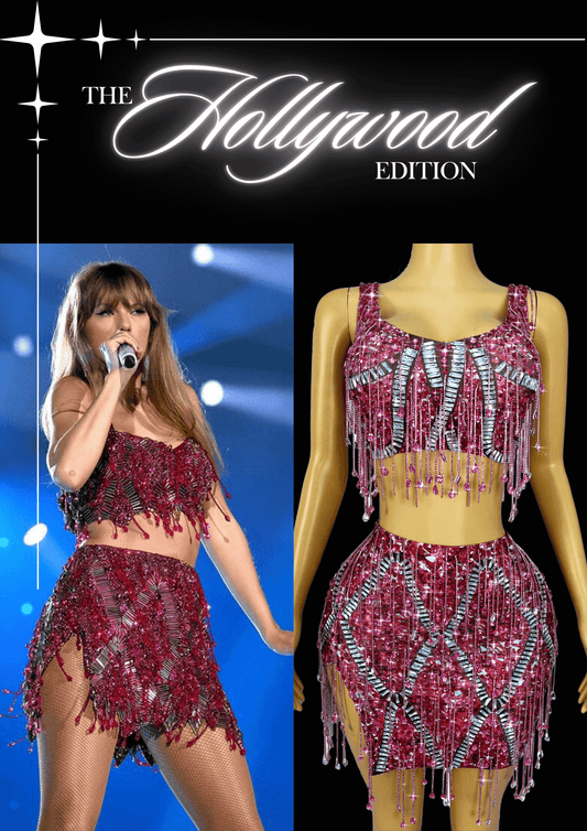 Glamstone | Co-Ord Set: Ruby Radiance - Inspired by Taylor Swift