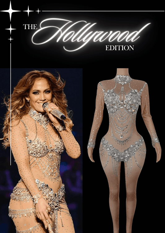 Glamstone | Party Jumpsuit: Luxe Diva - Inspired by Jennifer Lopez