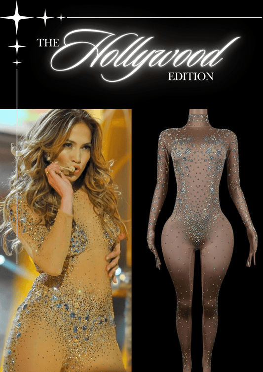 Glamstone | Party Jumpsuit: Aurora - Inspired by Jennifer Lopez