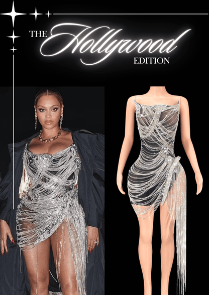 Glamstone | Mini Dress: Fringe Fantasy - Inspired by Beyoncé