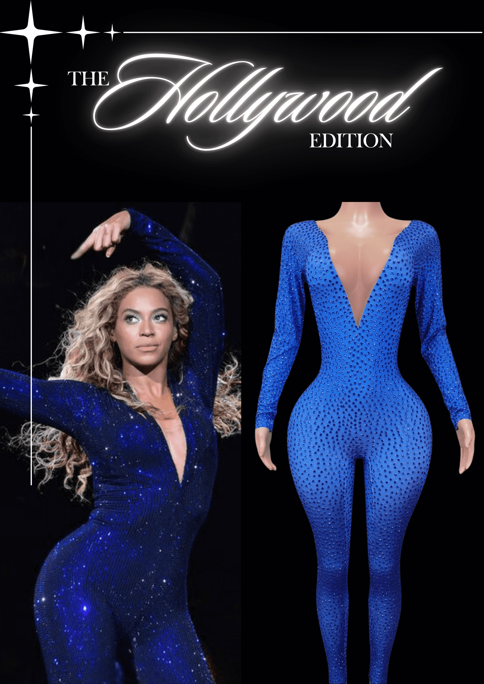 Glamstone | Party Jumpsuit: Moonlit Muse - Inspired by Beyoncé