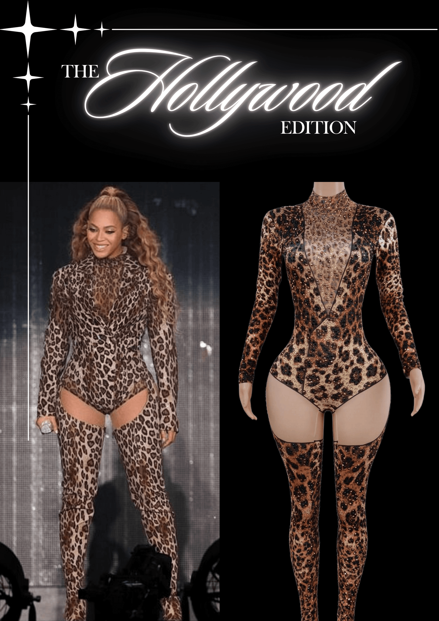 Glamstone | Party Jumpsuit: Nocturne - Inspired by Beyoncé