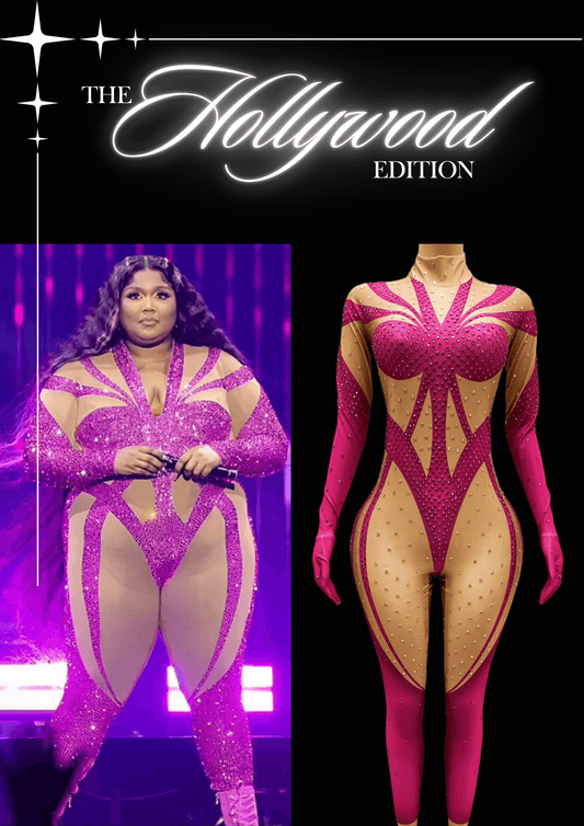 Glamstone | Party Jumpsuit: Magenta - Inspired by Lizzo