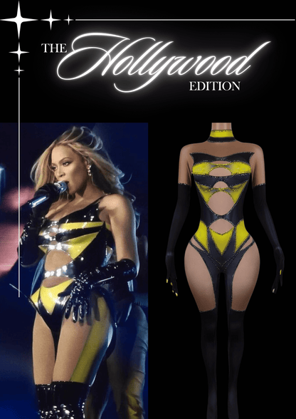 Glamstone | Party Jumpsuit: Queen Bee - Inspired by Beyoncé