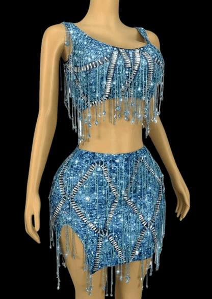 Glamstone | Co-Ord Set: Sapphire Spark - Inspired by Taylor Swift