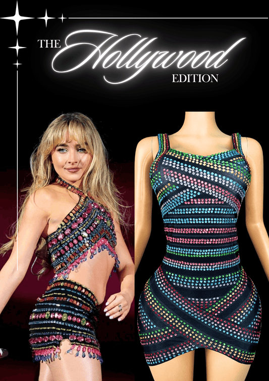 Glamstone | Mini Dress: Neon Lights - Inspired by Sabrina Carpenter