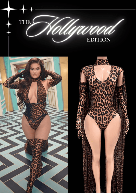 Glamstone | Party Romper: Cheetah Chic - Inspired by Kylie Jenner