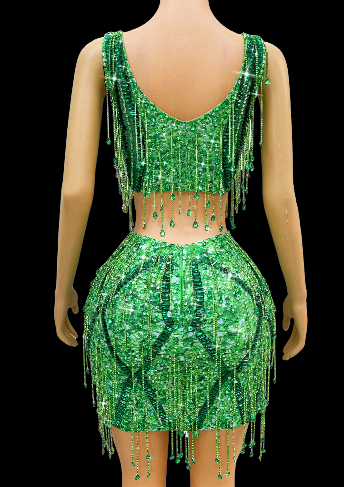 Glamstone | Co-Ord Set: Emerald Envy - Inspired by Taylor Swift