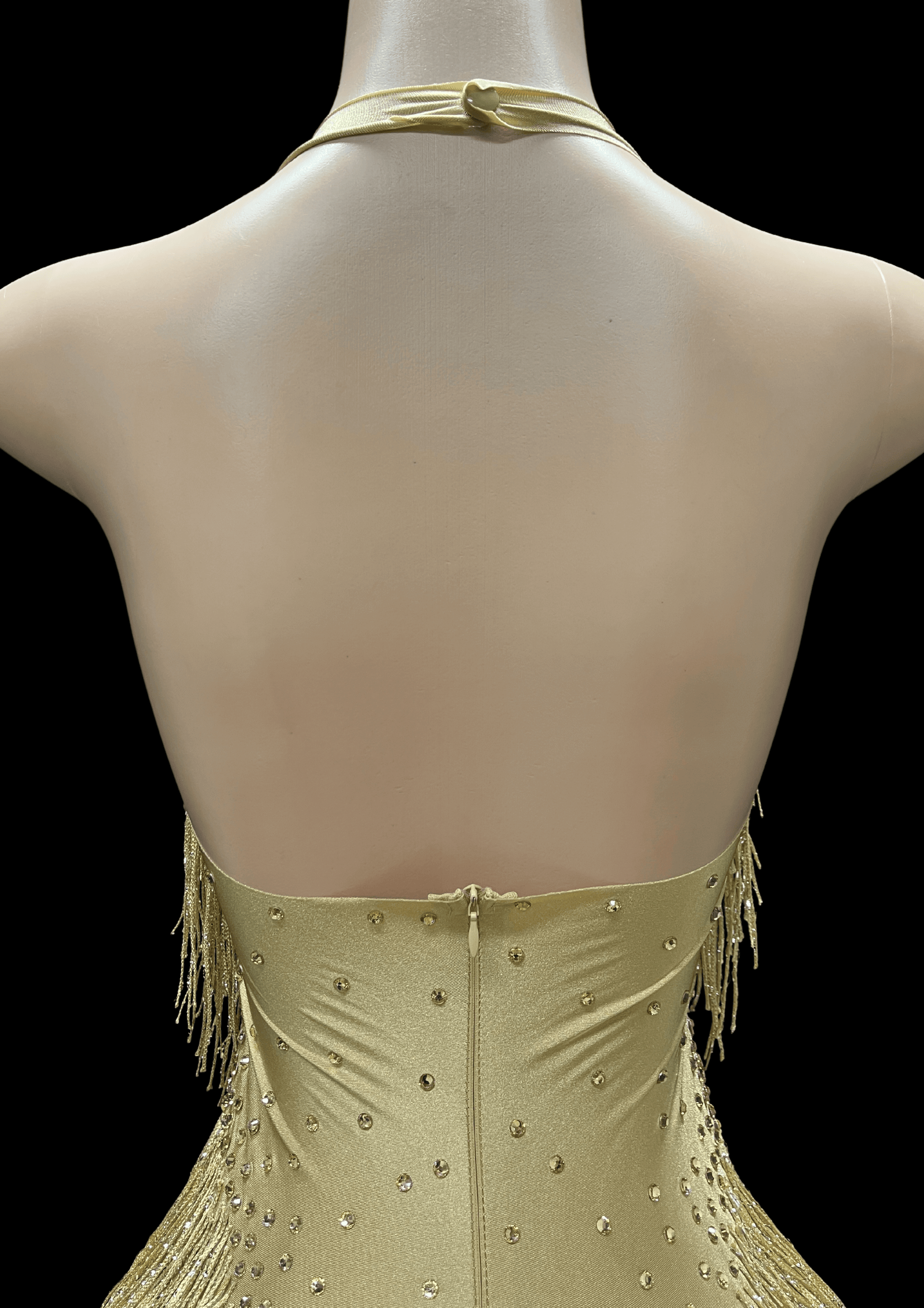 Glamstone | Party Romper: Golden Muse - Inspired by Jennifer Lopez