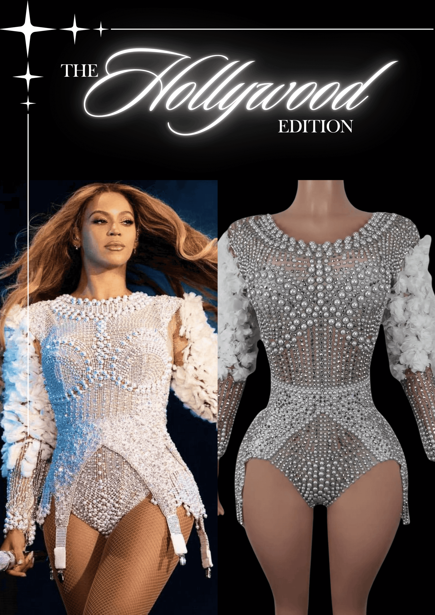 Glamstone | Party Romper: Ella - Inspired by Beyoncé