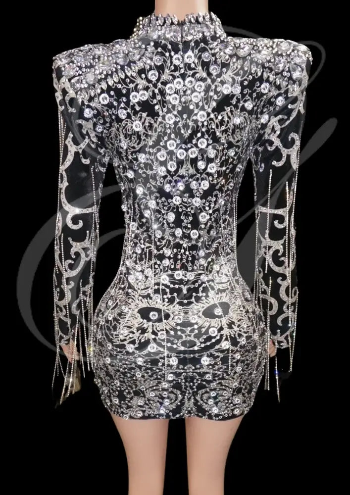 Glamstone | Mini Dress: Seraphina - Black