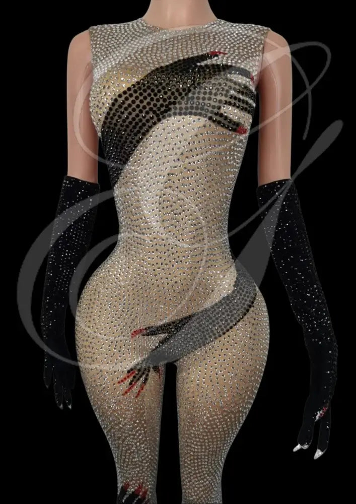 Glamstone | Party Jumpsuit: Polaris - Inspired by Beyoncé