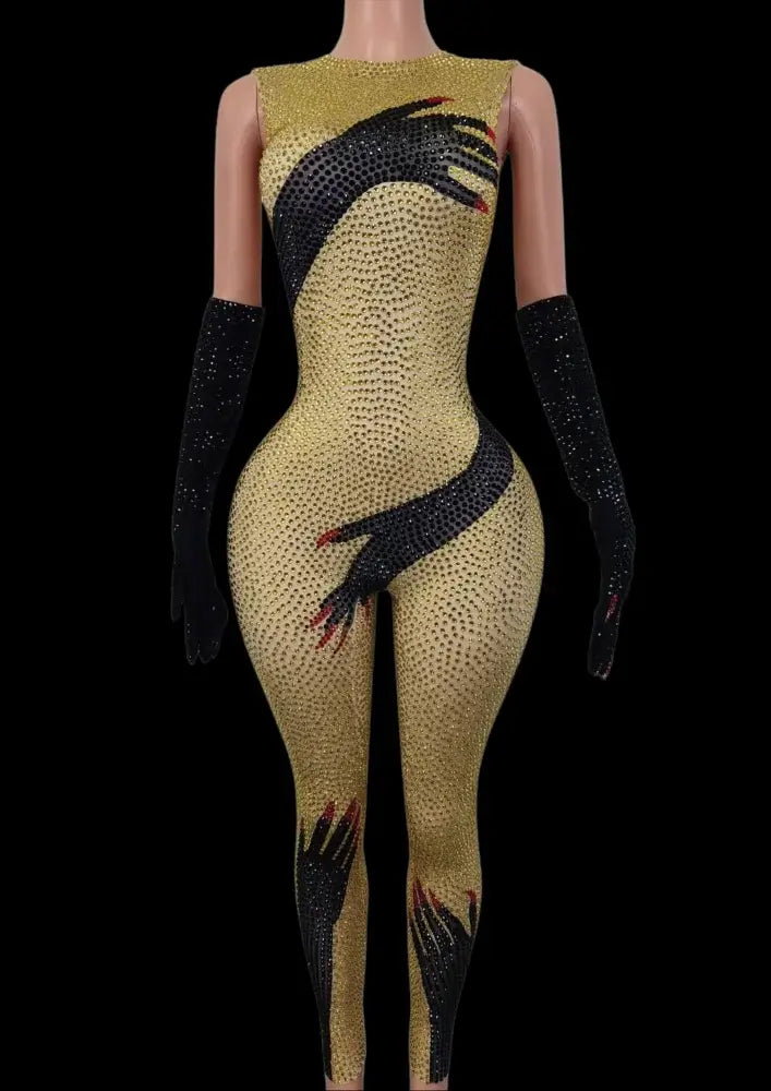 Glamstone | Party Jumpsuit: Polaris - Inspired by Beyoncé