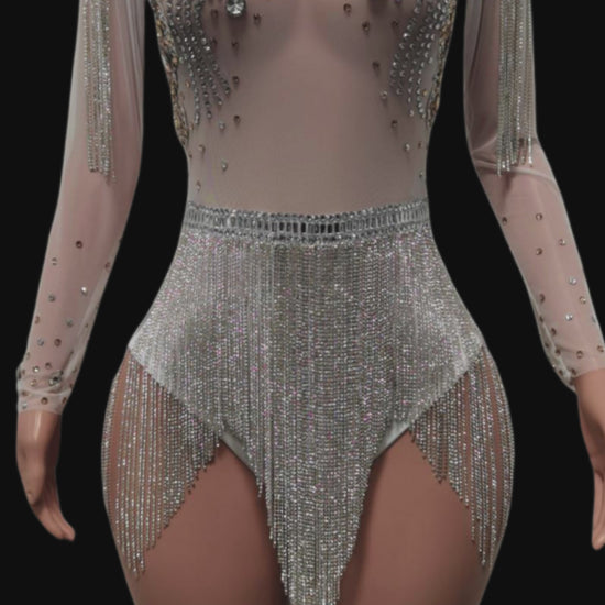 Glamstone: Party Romper: Anthea