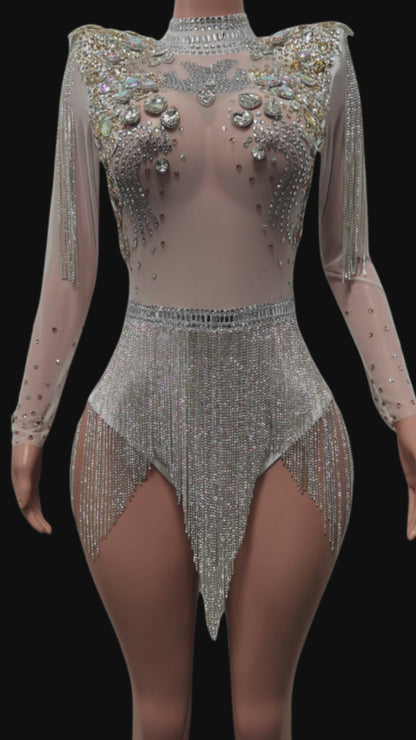 Glamstone: Party Romper: Anthea