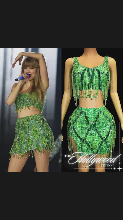 Co-Ord Set: Emerald Envy - Inspired by Taylor Swift