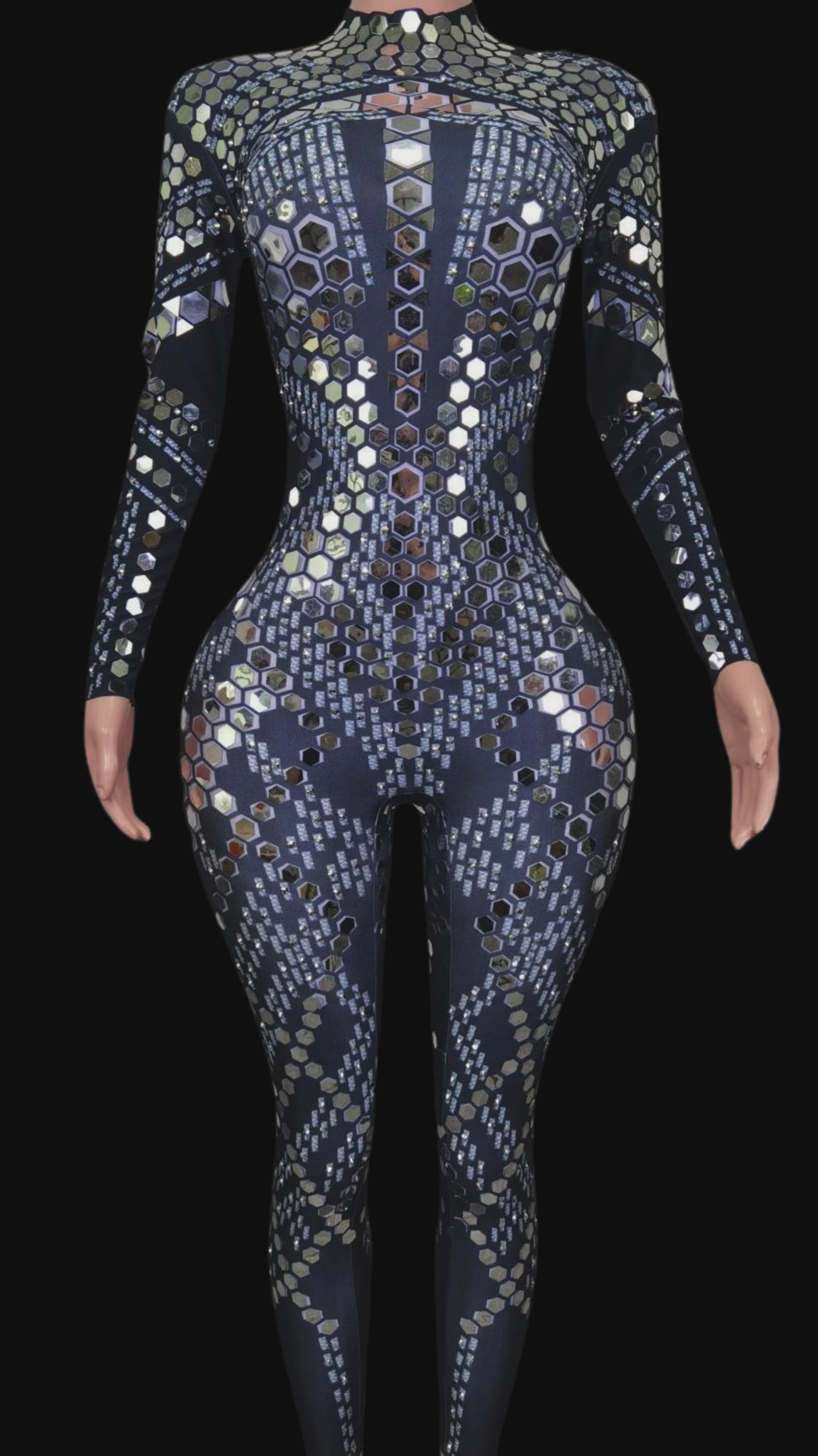 Glamstone: Party Jumpsuit: Moondust