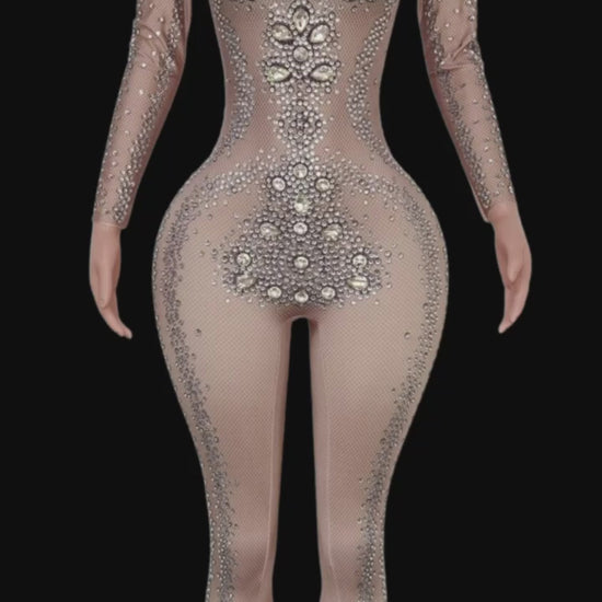 Glamstone: Party Jumpsuit: Cometria