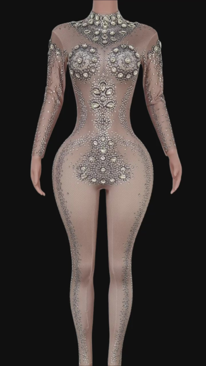 Glamstone: Party Jumpsuit: Cometria