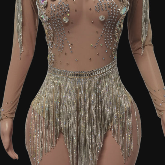 Glamstone: Party Romper: Amara