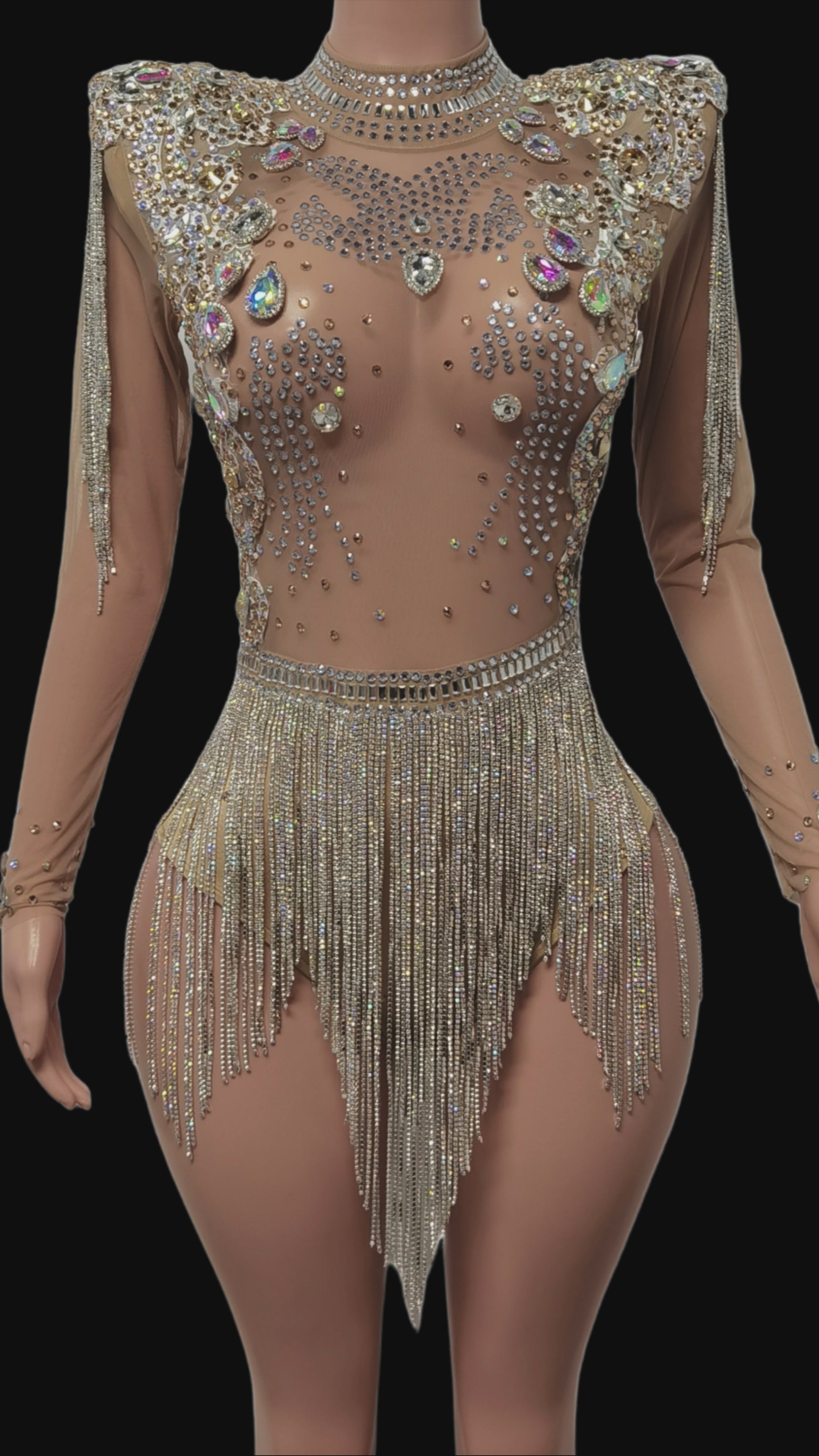 Glamstone: Party Romper: Amara