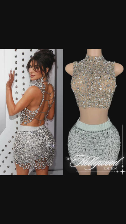 Co-Ord Set: Crystal Cascade - Inspired by Kim Kardashian