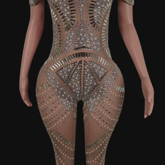 Glamstone: Party Jumpsuit: Elara