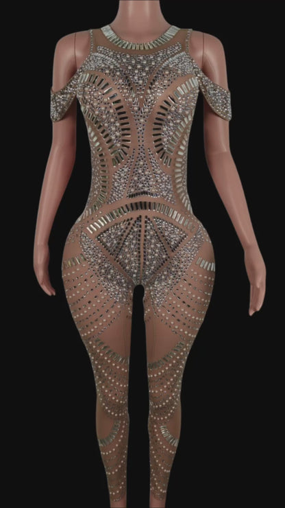 Glamstone: Party Jumpsuit: Elara