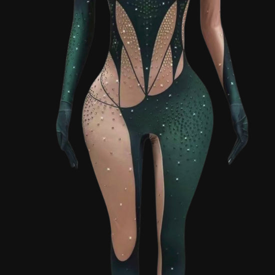 Glamstone: Party Jumpsuit: Meadow